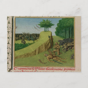Carte Postale L'empereur Charlemagne trouve Roland