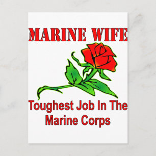 Carte Postale L'Employée La Plus Touche Des Marines De L'USMC
