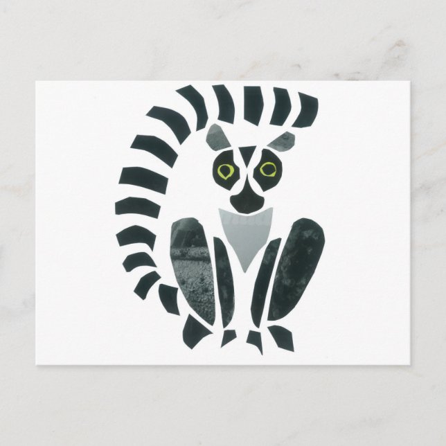Carte Postale Lemur (Devant)