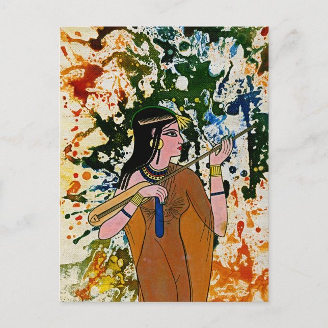 Carte Postale L'Enchanteuse égyptienne par Michael Moffa (Devant)