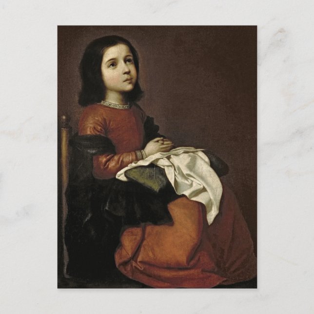 Carte Postale L'Enfance de la Vierge, c.1660 (Devant)