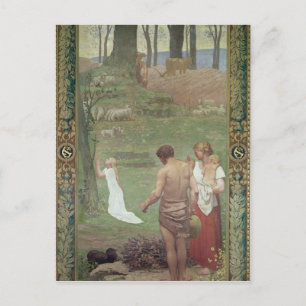 Carte Postale L'enfance de St. Genevieve