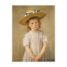 L'enfant de Cassatt en Casquette paille - avec un 