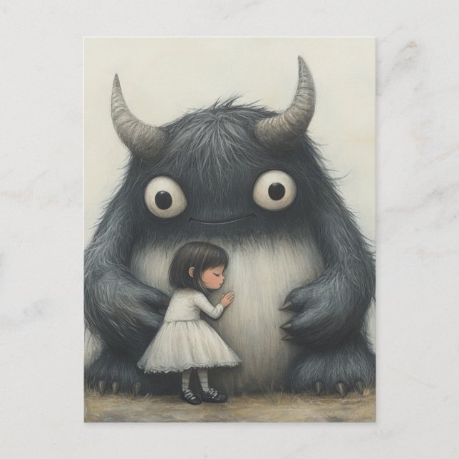 Carte Postale L'enfant de mon meilleur ami et monstre (Devant)