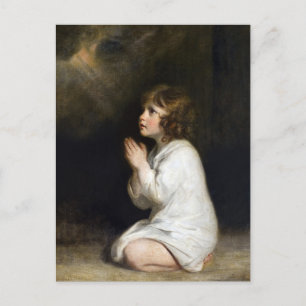 Carte Postale L'enfant Samuel à la prière par Joshua Reynolds