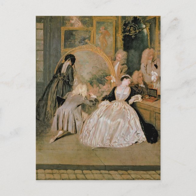 Carte Postale L'Enseigne de Gersaint, 1720 (Devant)