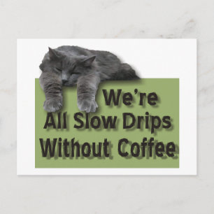 Carte Postale Lente goutte