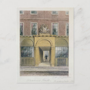Carte Postale L'entrée de la salle des tisserands, 1854