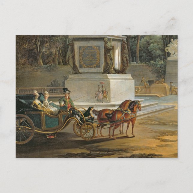 Carte Postale L'entrée des Tuileries (Devant)
