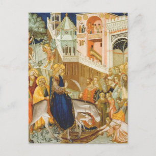 Carte Postale L'entrée du Christ à Jérusalem par Pietro Lorenzet