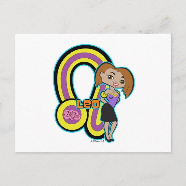 Carte postale Leo (Devant)