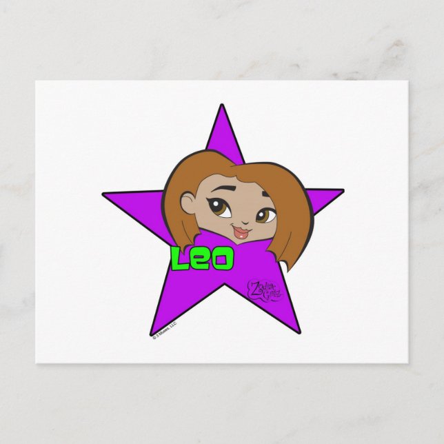 Carte postale Leo (Devant)