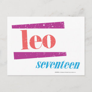 Carte Postale Leo Pink