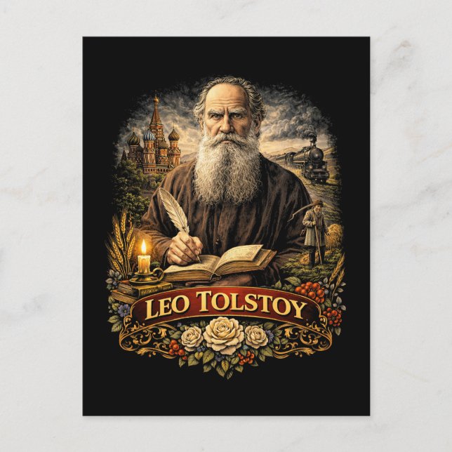 Carte Postale Léo Tolstoï (Devant)