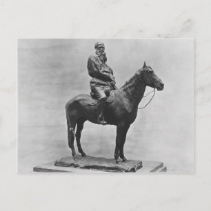 Carte Postale Leo Tolstoï équitation Delire