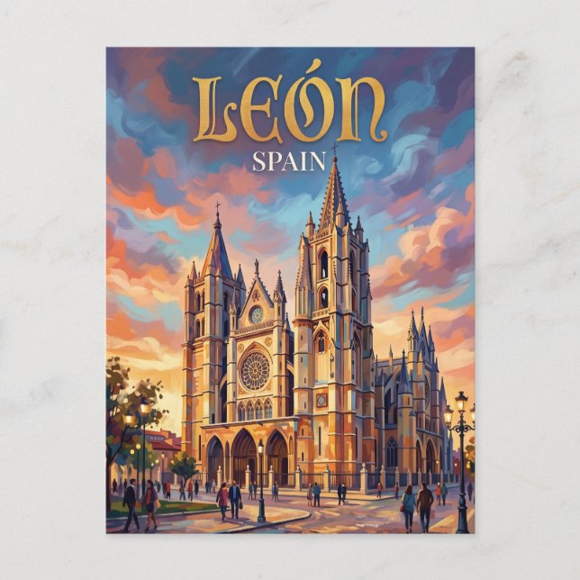 Carte Postale León Espagne (Devant)