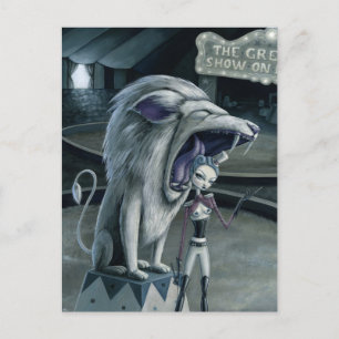 Carte Postale Leona le Lion Tamer