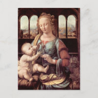 Léonard de Vinci - Madonna avec la Carnation