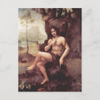 Leonardo da Vinci Bachus 1511-1515 Technique Holz