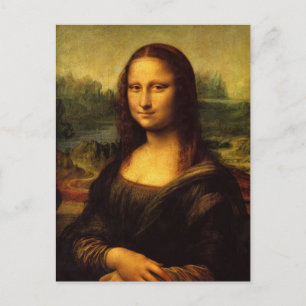Carte Postale Leonardo Da Vinci Mona Lisa