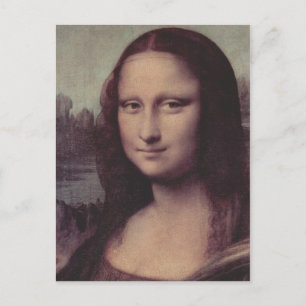 Carte Postale Leonardo da Vinci Mona Lisa (La Giaconda), Détail 
