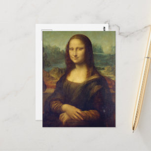 Carte Postale Leonardo Da Vinci, Mona Lisa, La Gioconda