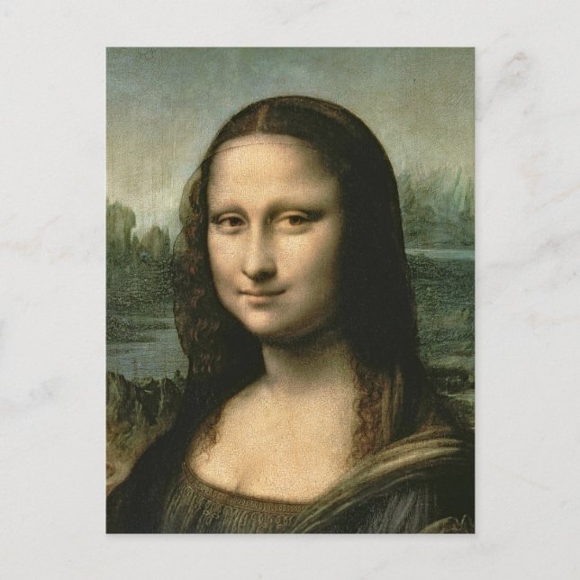 Carte Postale Leonardo Vinci | Mona Lisa, v.1503-6 (Devant)