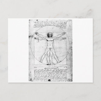 Carte Postale Leondardo Da Vinci Proportion Homme