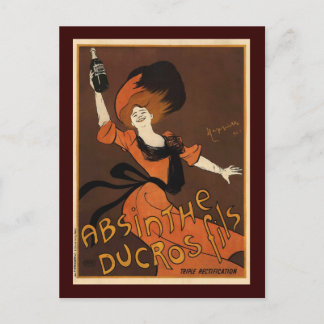 Carte Postale Leonetto Cappiello Absinthe Ducros Fils