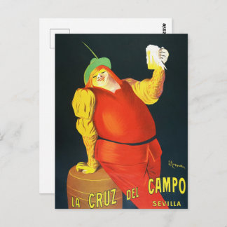 Carte Postale Leonetto Cappiello La Cruz del Campo Bière AD