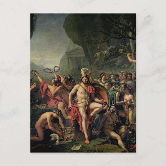 Carte Postale Leonidas à Thermopylae (Devant)