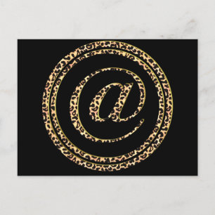 Carte Postale Leopard @