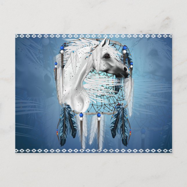 Carte postale Leopard Appy Dream Catcher (Devant)