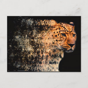 Carte Postale Leopard brisé