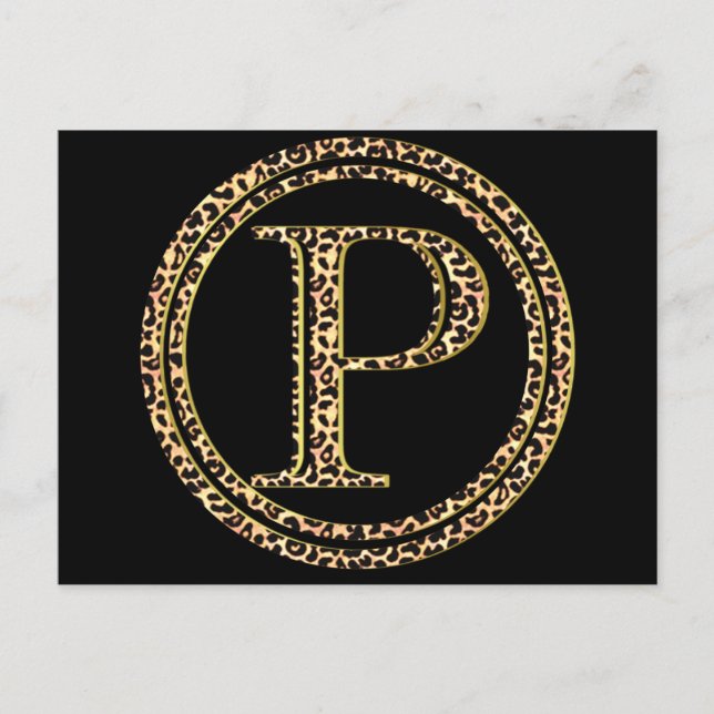 Carte Postale Leopard P (Devant)