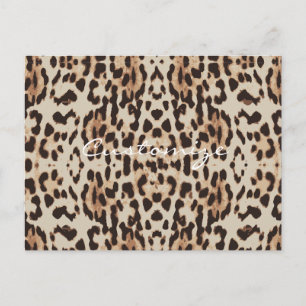 Carte Postale Leopard Spots Motif Thunder_Cove