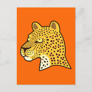 Carte Postale Leopard tacheté