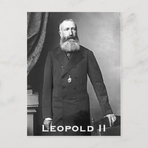 Carte Postale Leopold II van België
