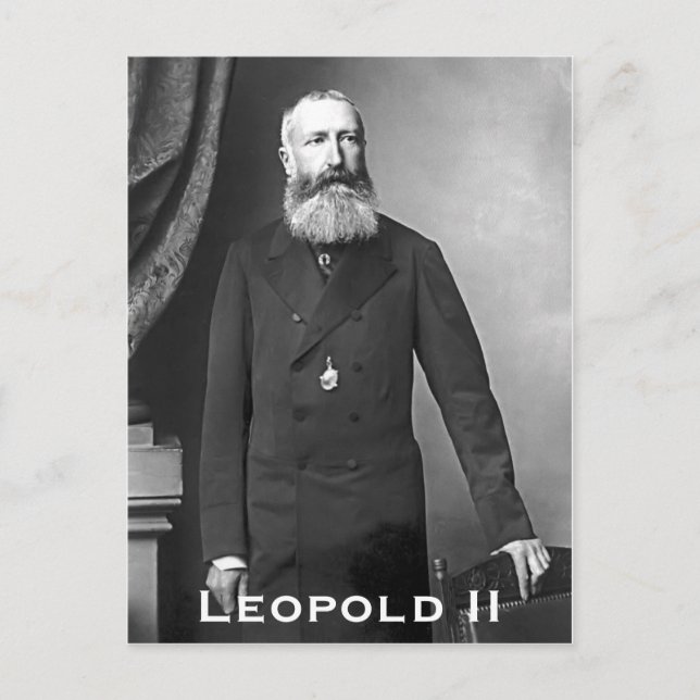 Carte Postale Leopold II van België (Devant)
