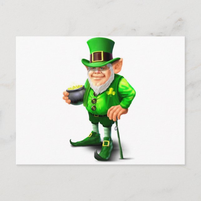 Carte Postale Leprechaun (Devant)