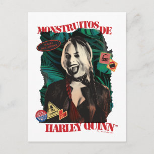 Carte Postale L'équipe du suicide   Harley Quinn Winking