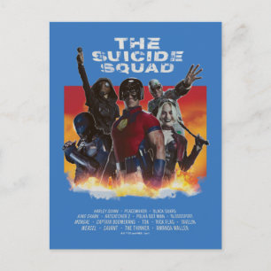 Carte Postale L'équipe du suicide   Poster de cinéma de style ré