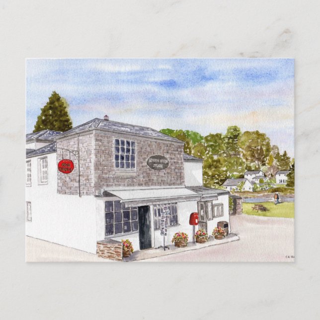 Carte postale 'Lerryn River Store' (Devant)