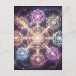 Carte Postale Les 7 chakras