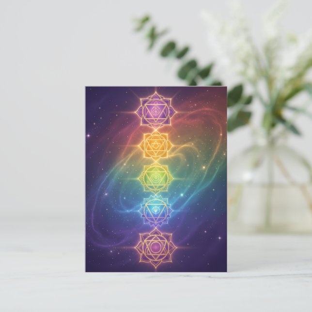 Carte Postale Les 7 Chakras '11 (Debout devant)