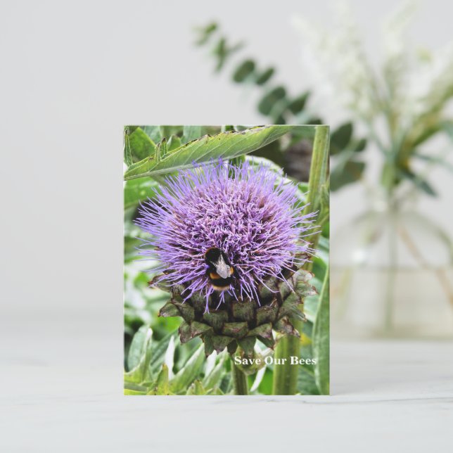 CARTE POSTALE LES ABEILLES (Debout devant)