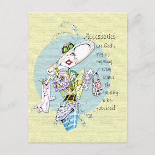 Carte Postale Les accessoires sont la voie de Dieu...carte posta