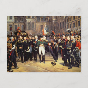 Carte Postale Les Adieux de Fontainebleau, 20 avril 1814