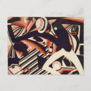 Carte Postale Les Afro-Américains des années 1920 - Dessin en de