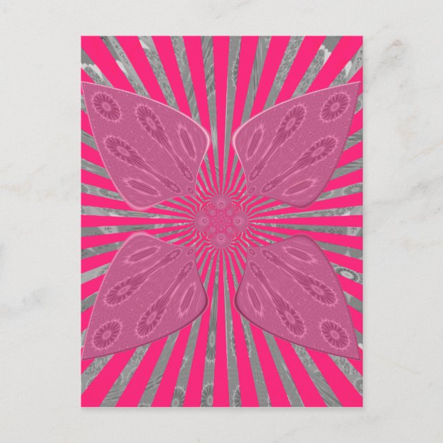 Carte Postale Les ailes de la fleur électrique : Un Edgy Vivily  (Devant)